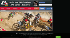 Desktop Screenshot of mks-gorce.pl